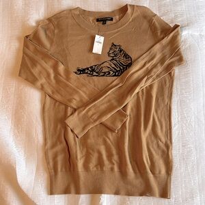 Banana Republic Long Sleeved Tiger Sweater